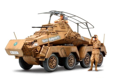 Tamiya Sd.Kfz.232 8-ratų Afrikos korpuso žvalgybinis šarvuotis 1/35