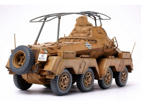 Tamiya Sd.Kfz.232 8-ratų Afrikos korpuso žvalgybinis šarvuotis 1/35