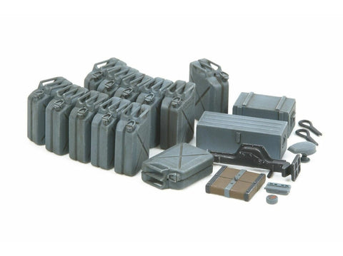 Tamiya vokiški kanistrai (ankstyvas tipas) 1/35 – plastikinis rinkinys