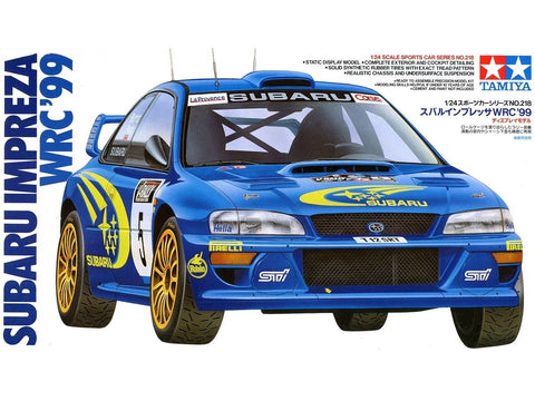 Tamiya Subaru Impreza WRC 1999 1/24 plastikinis surenkamas modelis 24218