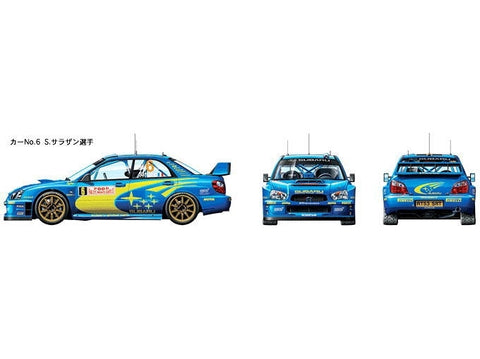 Tamiya Subaru Impreza WRC Monte Carlo 2005 1/24 surenkamas modelis