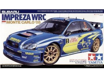 Tamiya Subaru Impreza WRC Monte Carlo 2005 1/24 surenkamas modelis