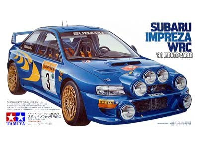 Tamiya Subaru Impreza WRC 1998 Monte Carlo 1/24 plastikinis surenkamas modelis