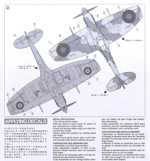 Tamiya Supermarine Spitfire Mk.Vb/Mk.Vb TROP 1/72 plastikinis modelio rinkinys