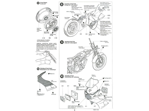 Tamiya Suzuki RG250Γ 1/12 plastikinis rinkinys su pilna komplektacija (14029)