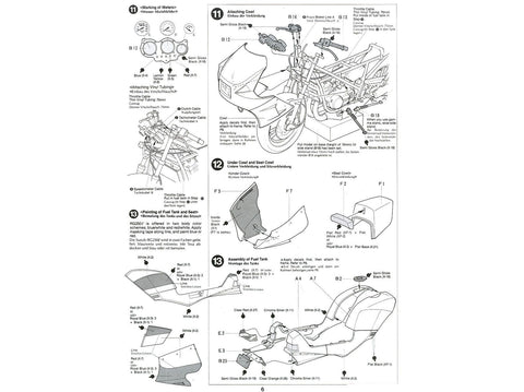 Tamiya Suzuki RG250Γ 1/12 plastikinis rinkinys su pilna komplektacija (14029)