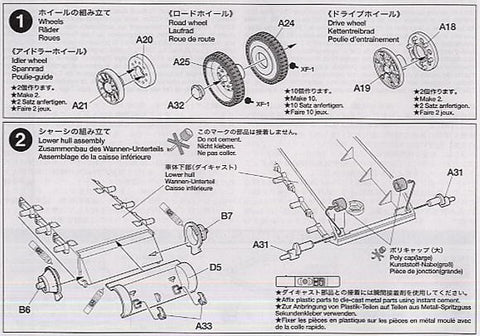 Tamiya T-34/76 1941 tankas, plastikinis modelis 1/48