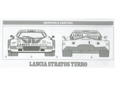 Tamiya Lancia Stratos Turbo 1/24 plastikinis surenkamas modelis