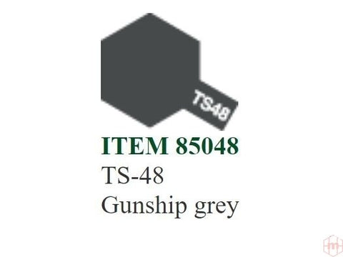 Tamiya TS-48 Gunship Grey purškiami dažai modeliams, 100 ml