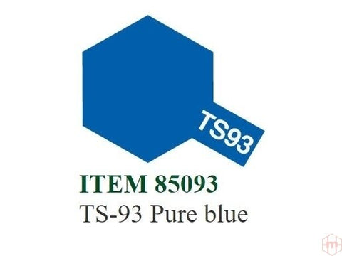 Tamiya TS-93 Pure Blue purškiami dažai modeliams, 100 ml