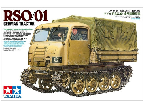 Tamiya vokiškas vilkikas RSO/01, surenkamas modelis 1/35 35394