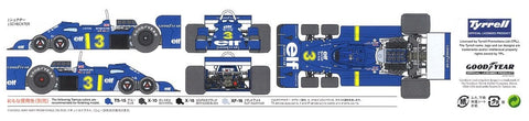 Tamiya Tyrrell P34 šešiaratis 1976 Japonijos GP 1/20