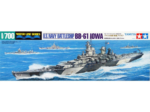 Tamiya USS Iowa BB-61 1/700 plastikinis surenkamas laivo modelis 31616