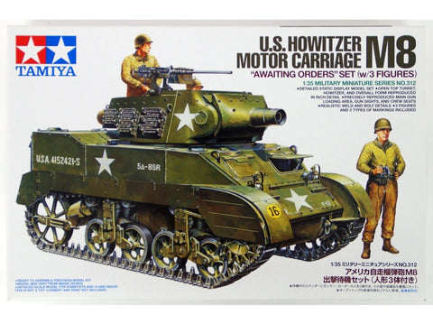 Tamiya M8 HMC „Awaiting Orders“ 1/35, su 3 figūromis (35312)