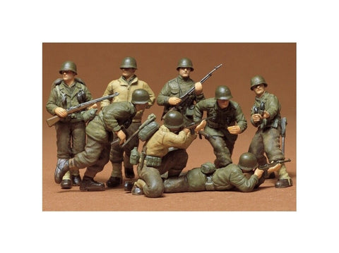 Tamiya JAV pėstininkų figūrėlės 1/35 – Vakarų Europa, 35048