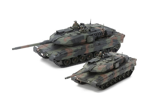 Tamiya Leopard 2 A7V vokiečių kovinis tankas 1/48 surenkamas