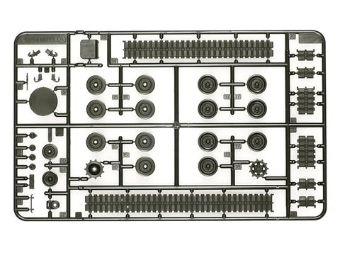 Tamiya Leopard 2 A7V vokiečių kovinis tankas 1/48 surenkamas