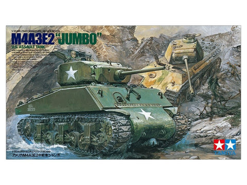 Tamiya M4A3E2 Jumbo amerikietiško tanko plastiko modelis 1/35