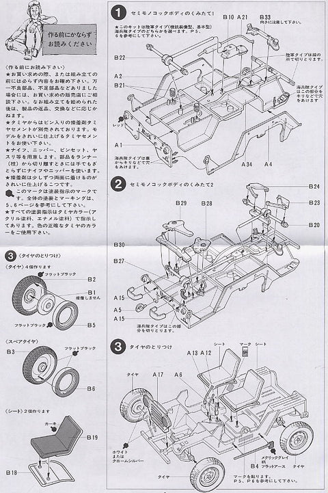 Tamiya JAV M151A2 Ford Mutt 1/35 plastikinio modelio rinkinys