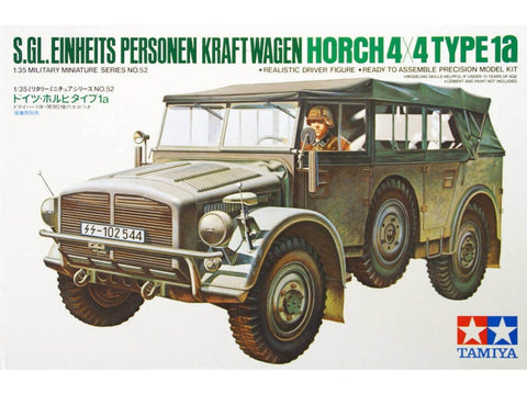 Tamiya Horch 4x4 Type 1a vokiečių karinė mašina 1/35