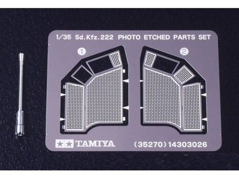 Tamiya Sd.Kfz. 222 4x4 šarvuotis Afrikos korpusas 1/35 modelio rinkinys 35286