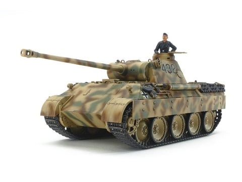 Tamiya Panther Ausf.D vokiečių tankas 1/48 plastikinis rinkinys 32597