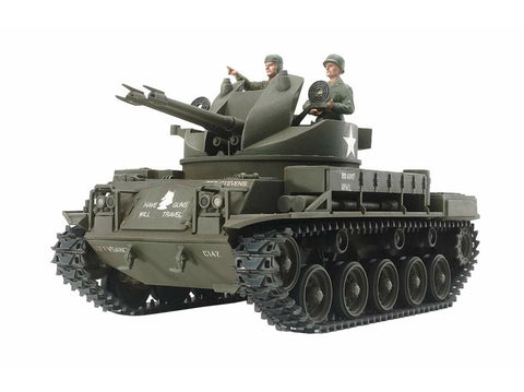 Tamiya M42 Duster JAV priešlėktuvinis savaeigis, 1/35, su 3 figūromis