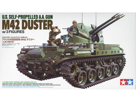 Tamiya M42 Duster JAV priešlėktuvinis savaeigis, 1/35, su 3 figūromis