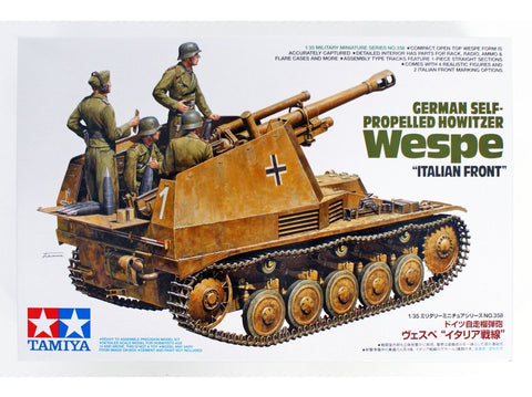 Tamiya Wespe – vokiečių savaeigė haubica 1/35, plastikinis modelis 35358