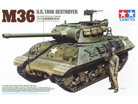 Tamiya amerikiečių tanko naikintojas M36, plastikinis 1/35