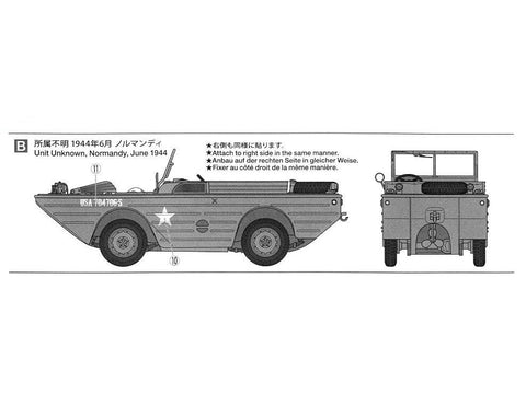 Tamiya Ford GPA amfibija 4x4 1/35 plastikinis surenkamas modelis (35336)