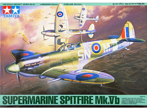 Tamiya Supermarine Spitfire Mk.Vb 1/48 plastikinis lėktuvo modelis