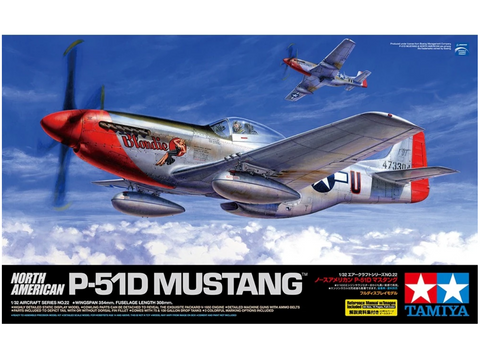 Tamiya North American P-51D Mustang 1/32 plastikinis lėktuvo modelis