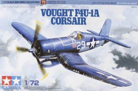Tamiya Vought F4U-1A Corsair 1/72 plastikinis lėktuvo rinkinys (60775)
