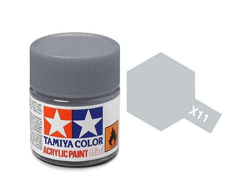 Tamiya X-11 Chromo sidabras akriliniai dažai 10 ml