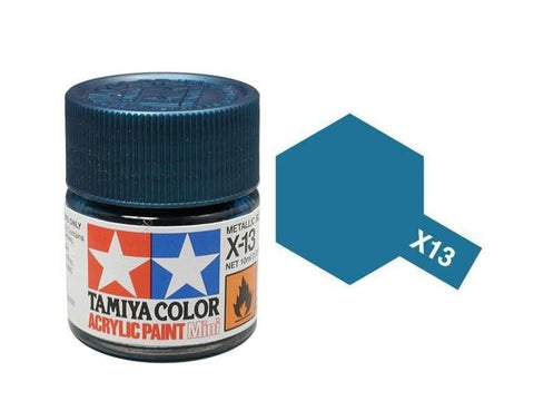 Tamiya X-13 metalinė mėlyna akriliniai dažai 10 ml