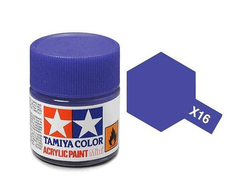 Tamiya X-16 Violetiniai blizgūs akriliniai dažai 10 ml