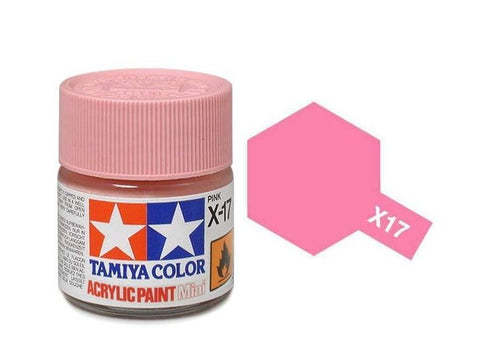 Tamiya X-17 Rožinė akriliniai dažai 10 ml