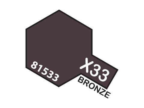 Tamiya X-33 Bronze akriliniai dažai 10 ml