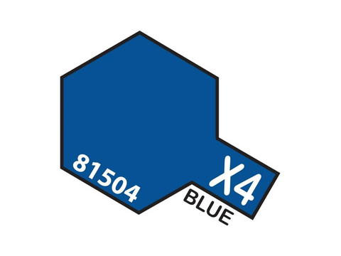 Tamiya X-4 Blue akriliniai dažai modeliams 10 ml – mėlyna
