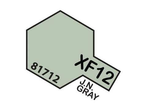 Tamiya XF-12 J.N. Grey akriliniai dažai, 10 ml