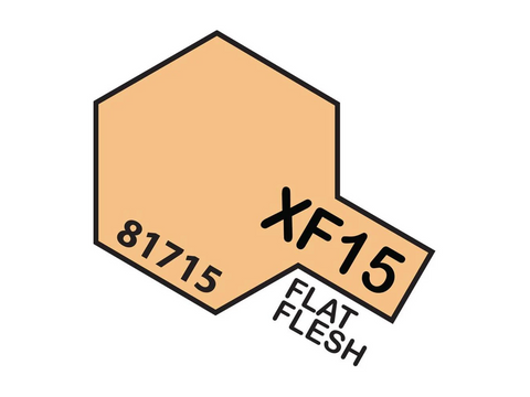 Tamiya XF-15 Flat Flesh matiniai akriliniai dažai, 10 ml