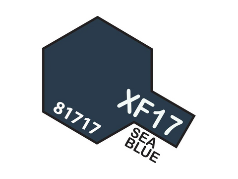Tamiya XF-17 Sea Blue akriliniai matiniai dažai, 10 ml
