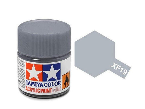 Tamiya XF-19 Sky Grey matiniai akriliniai dažai, 10 ml