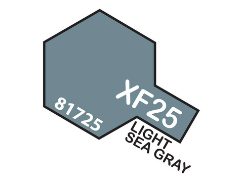 Tamiya XF-25 Light Sea Grey akriliniai matiniai modelių dažai, 10 ml