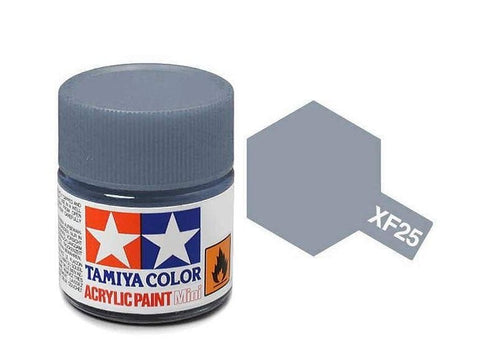 Tamiya XF-25 Light Sea Grey akriliniai matiniai modelių dažai, 10 ml