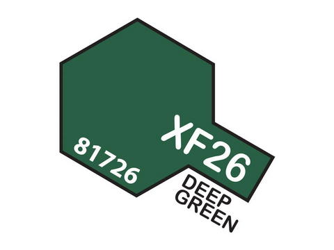 Tamiya XF-26 Deep Green akriliniai dažai 10 ml