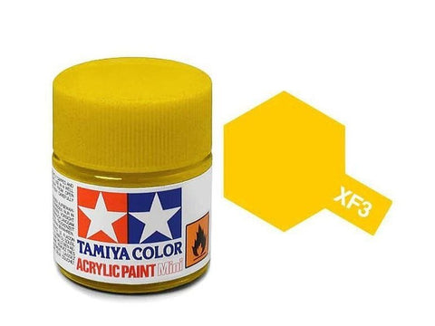 Tamiya XF-3 matinė geltona akriliniai dažai 10 ml