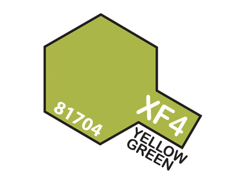 Tamiya XF-4 Geltonai žali matiniai akriliniai dažai, 10 ml