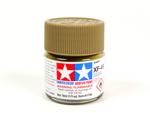 Tamiya XF-49 Khaki matiniai akriliniai dažai modeliams 10 ml